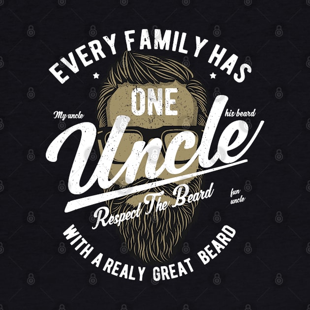 Uncles Have Tattoos and Beards | Novelty Beard apparel by stockwell315designs